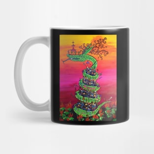 Green Dragon Village Mug